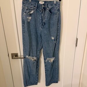 Pistola’s Cassie Super High-Rise Crop Straight line